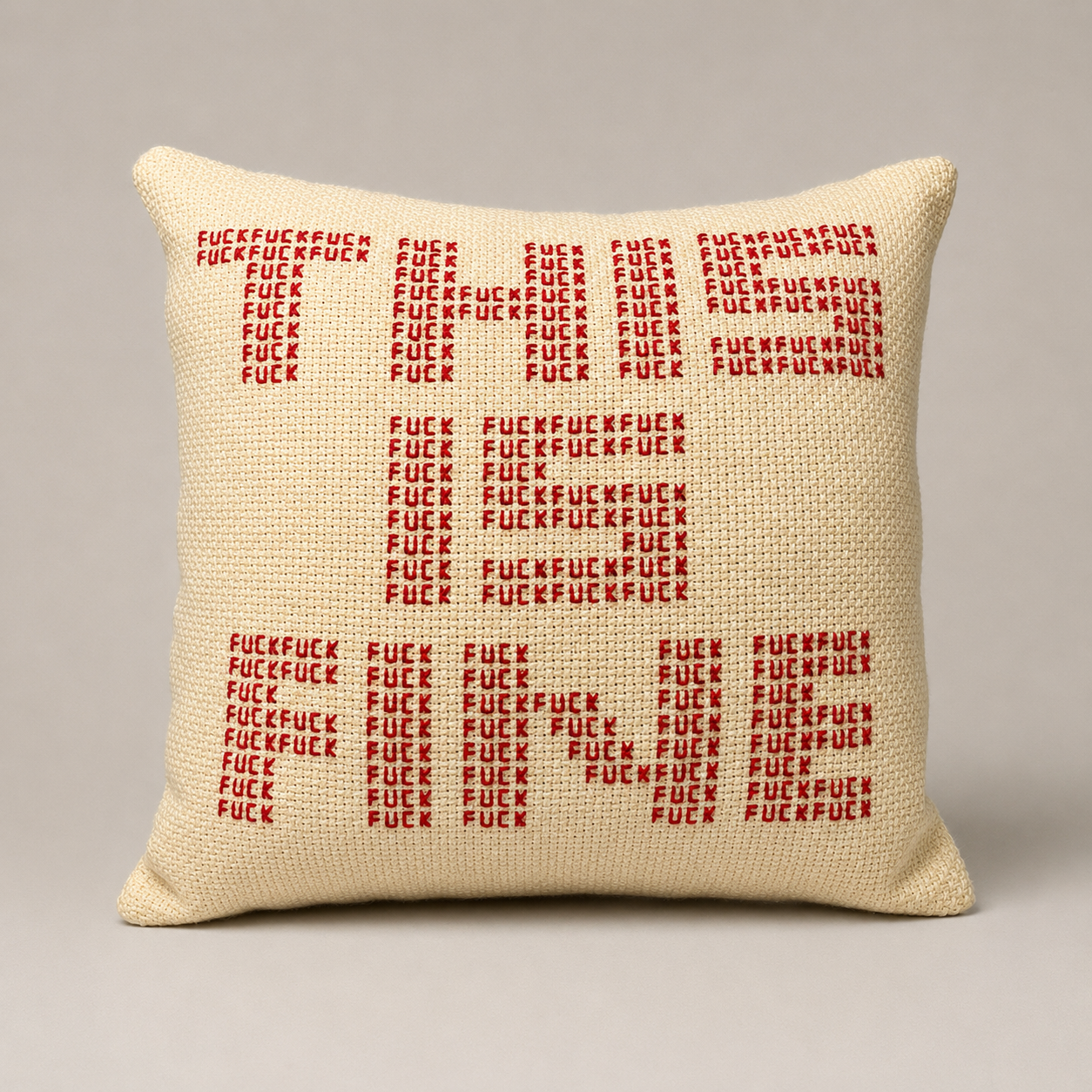 This Is Fine (F*ck) Pillow
